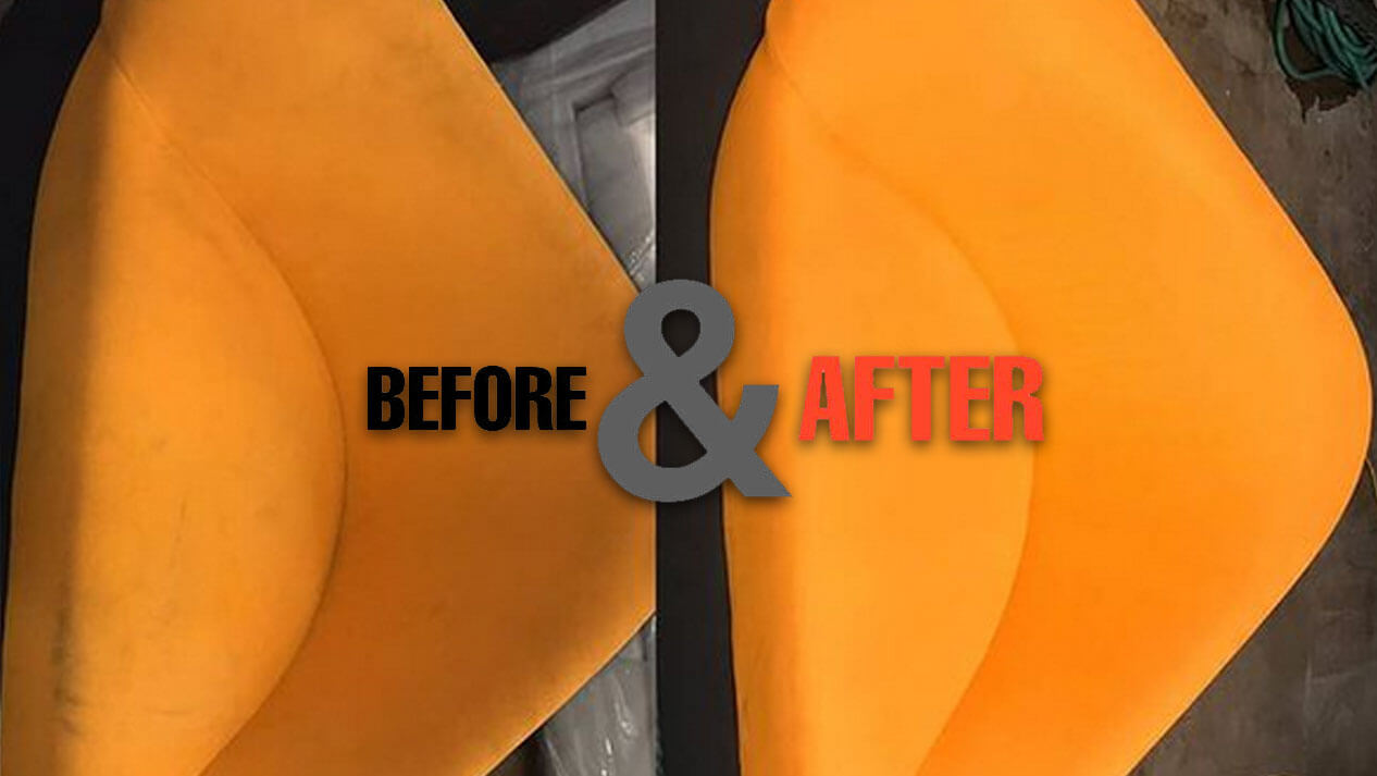 color restoration furniture before and after